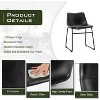 CENGHU Dining Chairs Set of 2, Modern Dining Room Chairs with Metal Legs, Dining Side Chairs for Kitchen, Living, Dining Room - 4 of 4