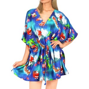 HAPPY BAY Women's Beachwear Swimsuit Coverups for Women Bathing Suit Christmas Dresses Tops Mini Swim Beach Cover Ups for - 1 of 4