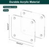 Unique Bargains Double Sided Fujifilm Mini Picture Acrylic Fridge Magnetic Frames 5 Pcs - 2 of 4
