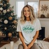 Simply Sage Market Women's Holiday Cheer Short Sleeve Garment Dyed Tee - 2 of 4