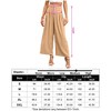 Clearlove Women's Wide Leg Pants High Waisted Business Casual Trousers with Pockets - 4 of 4