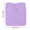 Unique Bargains Professional Hair Cutting Cape 61.42"x56.3" Purple 1 Pc - 4 of 4