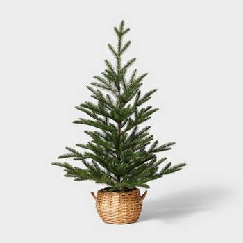 Medium Christmas Tree in Basket - Threshold™ designed with Studio McGee
