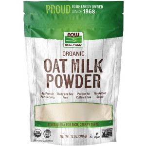 Organic Oat Milk Powder by Now Foods  -  12 oz Powder - 1 of 2