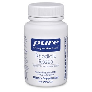 Pure Encapsulations Rhodiola Rosea - for Occasional Stress, Endurance & Fatigue Relief* - with Adaptogens - Gluten Free & Vegan - 180 Capsules - 1 of 4