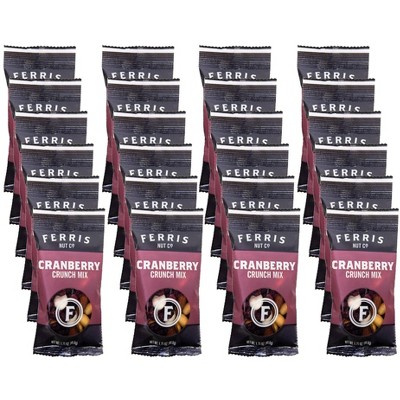 Ferris Nut Co. Cranberry Crunch Nut Mix - Case of 24/1.75 oz