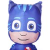Gemmy Christmas Airblown Inflatable Catboy w/Candy Cane PJ Masks, 5 ft Tall, Blue - 3 of 3
