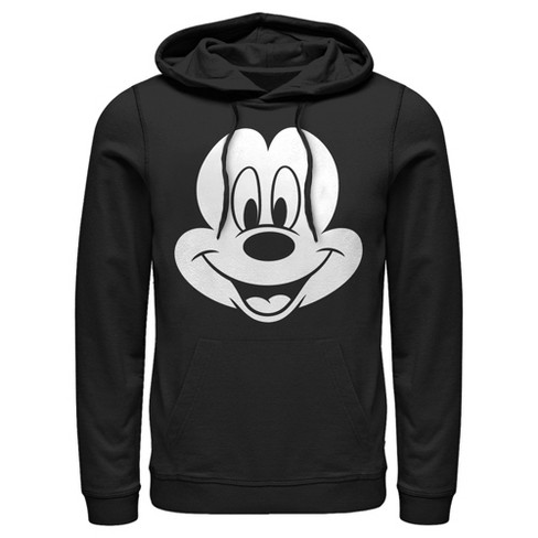 Men s Mickey Friends Large Face Pull Over Hoodie Target