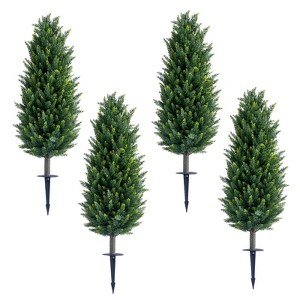 Artificial Topiary Tree with Ground Spike - 1 of 4