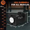 Naysaye Dumbbell Set 80LB Adjustable Pair 9 in1 Free Weights with Quick Lock for Home Gym, Silver, 17.71"*13.77"*20.86" - 3 of 4