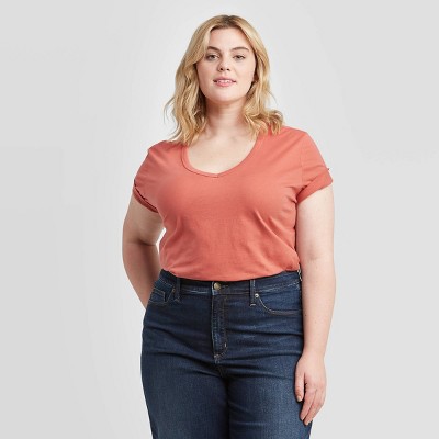 target womens plus size tops