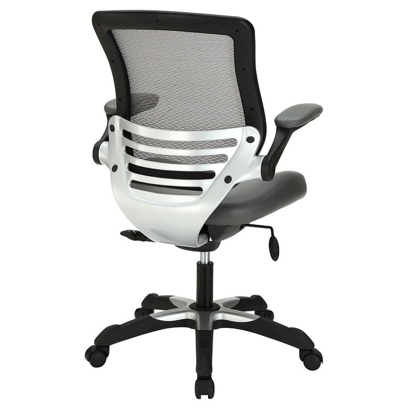 Edge Mesh Back with Leatherette Seat Office Chair - Modway, 4 of 6