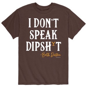 Men's - Yellowstone - Beth Dutton "I Don't Speak Dipshi-t" Short Sleeve Graphic T-Shirt - 1 of 4