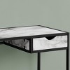 INFURNIC Desks 42"L Modern Computer Desk with Storage Drawer and Slender Metal Frame for Small Office, White, 42.25"*20"*30" - 4 of 4