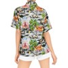 HAPPY BAY Button Down Shirt Casual Beach Blouse Shirt Summer Short Sleeve Tropical Vacation Tops Hawaiian Shirts Colorful - 2 of 4