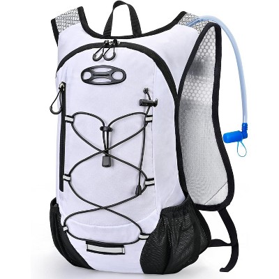 Lightweight Hydration Backpack, Running Backpack with 2L Water Bladder, Hydro Water Daypack for Hiking Rave