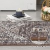 Washable Area Rug Vintage Medallion Runner Non-Slip Non-Shedding Oriental Distressed Accent Ultra Soft Low Pile Hallway - 4 of 4