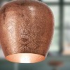 8" Urban Copper Globe Shade Pendant Light - River of Goods - 3 of 4