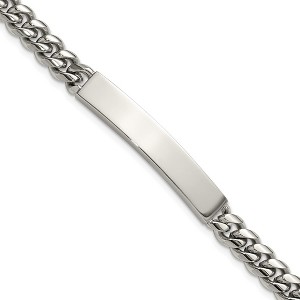 Chisel Stainless Steel Polished Curb Link 8" ID Bracelet - 1 of 4