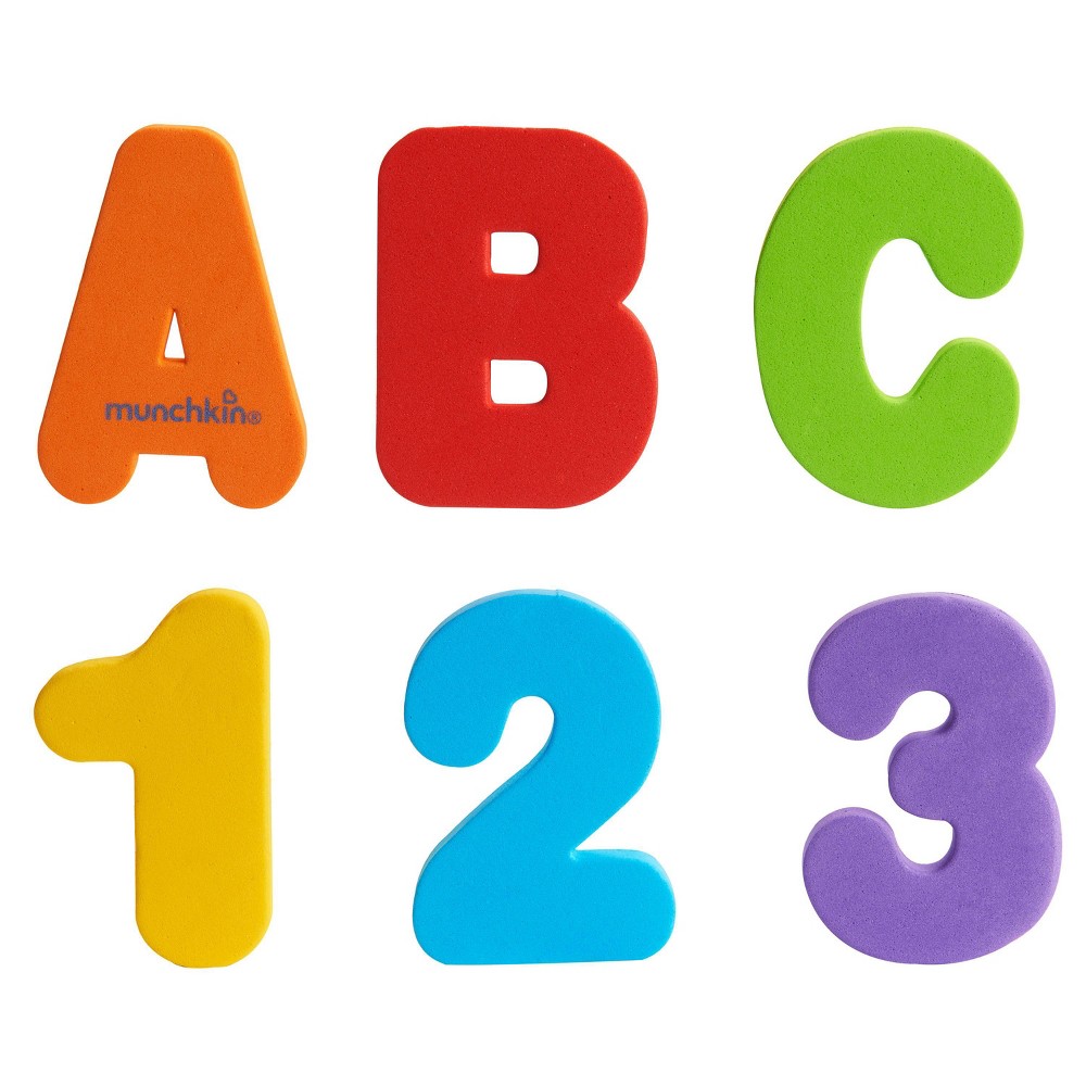 Photos - Bath Toy Munchkin Bath Letters and Numbers - 36ct  Set 