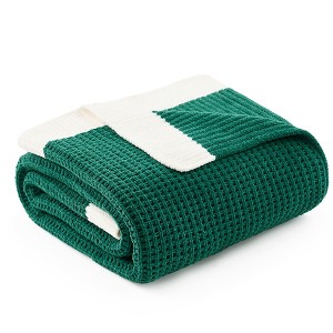 Amelie Home Reversible Chenille Knit Throw Blanket – Soft, Lightweight & Cozy - 1 of 4