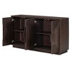 NicBex Buffet Cabinet with Storage Large Vintage Accent Sideboard Cabinet with Adjustable Shelves and Geometric Pattern for Dining Room - 3 of 4