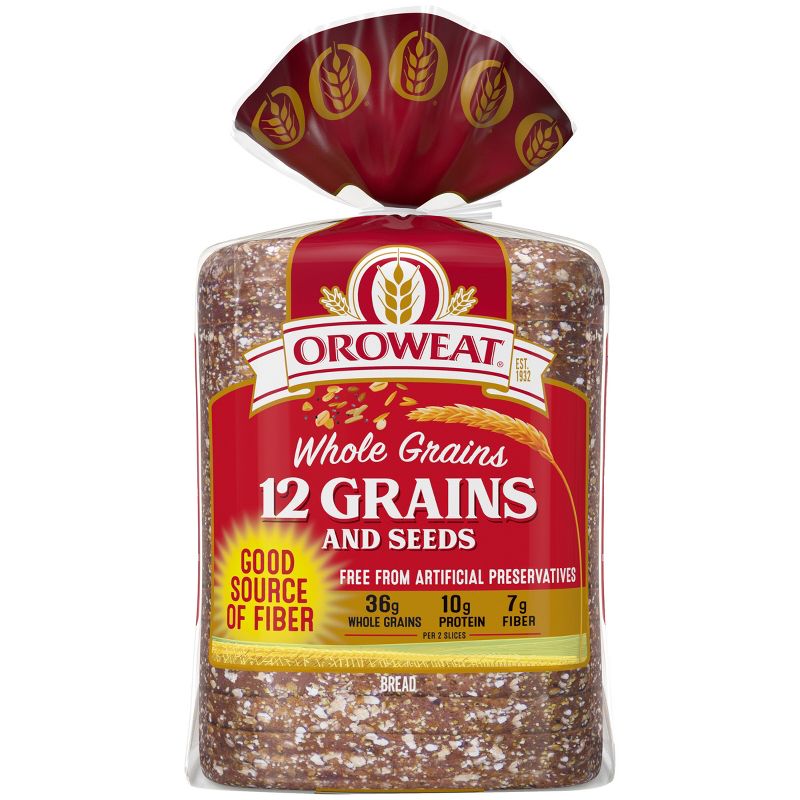 Oroweat 12 Grain Bread - 24oz, 1 of 12
