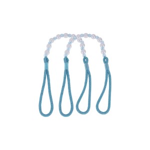 Unique Bargains Faux Pearl Curtain Ties Polyester Plastic 2 Pcs - 1 of 4