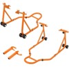 Motorcycle Stand, 850LBS Heavy-Duty Lift with Wheels - Adjustable Front & Rear Stand for All Models - 2 of 4