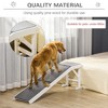 TopComfy Pet Step and Ramp Non Slip Carpet Top Platform Durable Pine Wood Safe for Dogs Cats Puppies Reaching Bed, White, 27.25"*19.5"*7.25" - 2 of 4