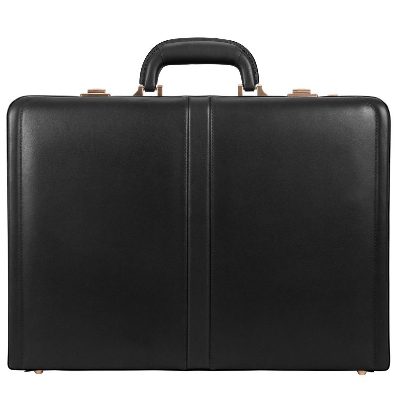 McKlein Harper Leather Expandable Attache Briefcase, 4 of 9