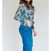 Women's Cow Up Pullover Sweatshirt - TASHA POLIZZI - 2 of 3