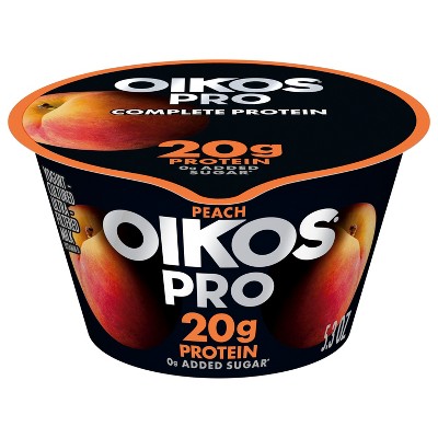 Oikos Pro Peach Greek Yogurt - 5.3oz