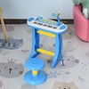 Qaba Kids Toy Keyboard Piano Toddler Electronic Instrument with Stool, Microphone and Bright Flashlight for Children Birth Gift - 3 of 4