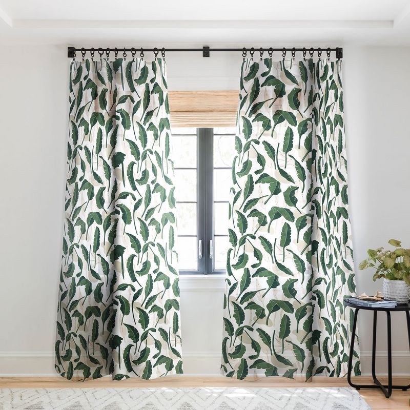 Marta Barragan Camarasa Simple tropical nature G Single Panel Sheer Window Curtain - Deny Designs, 1 of 7