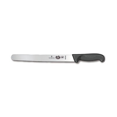 Victorinox Carbon Steel Roast Beef Slicing Knife with Black Fibrox Handle, 10 Inch