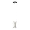 Savoy House Dunbar 1 - Light Pendant in  Matte Black/Polished Chrome - 2 of 4