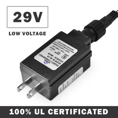 4.5' White Pre-lit Full Artificial Christmas Tree with LED Lights