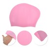 Unique Bargains Women's Silicone Solid Color Swim Cap 1 Pc - 3 of 4