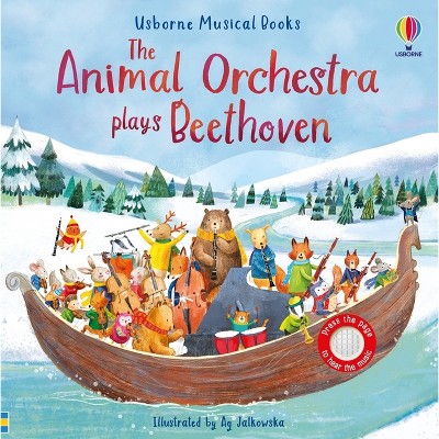 Animal Orchestra Plays Beethoven - (Musical Books) by  Sam Taplin (Board Book)