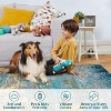 2'x6' Machine Washable Runner Rug, Non-Slip Low Pile Carpet for Hallway, Bedroom, Living Room, Kitchen, Dining Room, Grey - 4 of 4