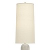 Possini Euro Design Elita Mid Century Modern Coastal 64 1/2" Tall Standing Floor Lamp Foot Switch Natural Hammered Pattern Living Room Bedroom House - 4 of 4