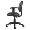 Posture Chair with Adjustable Arms Black - Boss Office Products - image 3 of 4