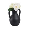 Terracotta Pottery Vase with Handle - Rustic Flower Container - Decorative Farmhouse Accent for Home, Office, Bedroom, Living Room - 3 of 4