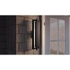 Pointsett Integrated LED Matte Black Outdoor Wall Lantern - 3 of 4