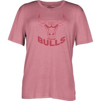 NBA Chicago Bulls Women's Short Sleeve Vintage Logo Tonal Crew T-Shirt