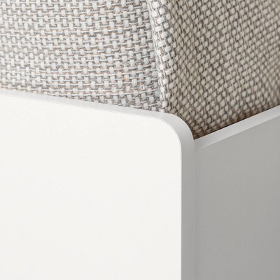 Pure White Twin Wood Frame Bed with 3 Storage Drawers