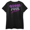 Aretha Franklin Queen of Soul Women's Black Short Sleeve Tee - 3 of 4