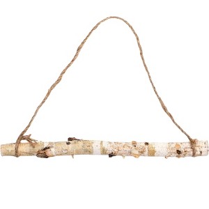 Aoibox 15-Inch White Birch Logs Wall Hanging Decor for Farmhouse, Rustic, Beach, Garden, and Wedding Decoration - 1 of 4