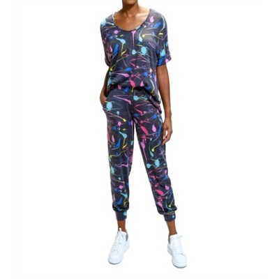 Women's Paint Splash Jogger - Melissa Masse